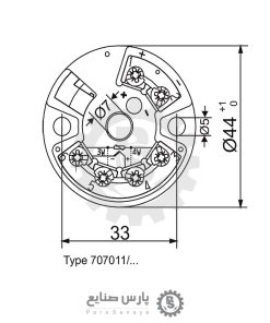 ترانسمیتر JUMO مدل 707011