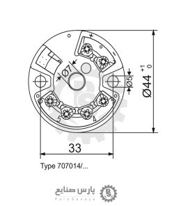 ترانسمیتر JUMO مدل 707014