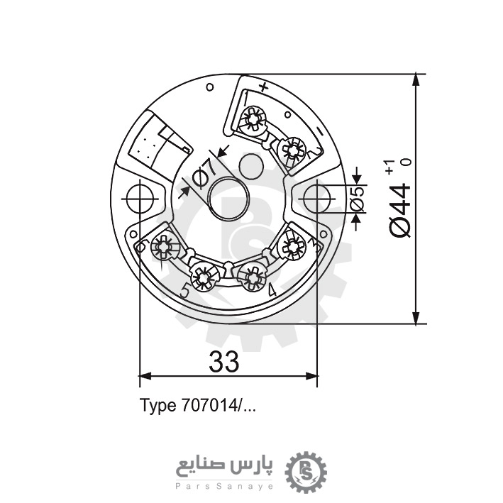 ترانسمیتر JUMO مدل 707014