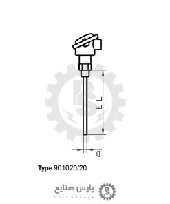 ترموکوپل JUMO مدل 901020/20