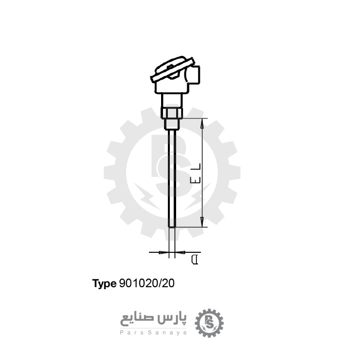 ترموکوپل JUMO مدل 901020/20