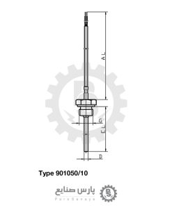 ترموکوپل JUMO مدل 901050-10