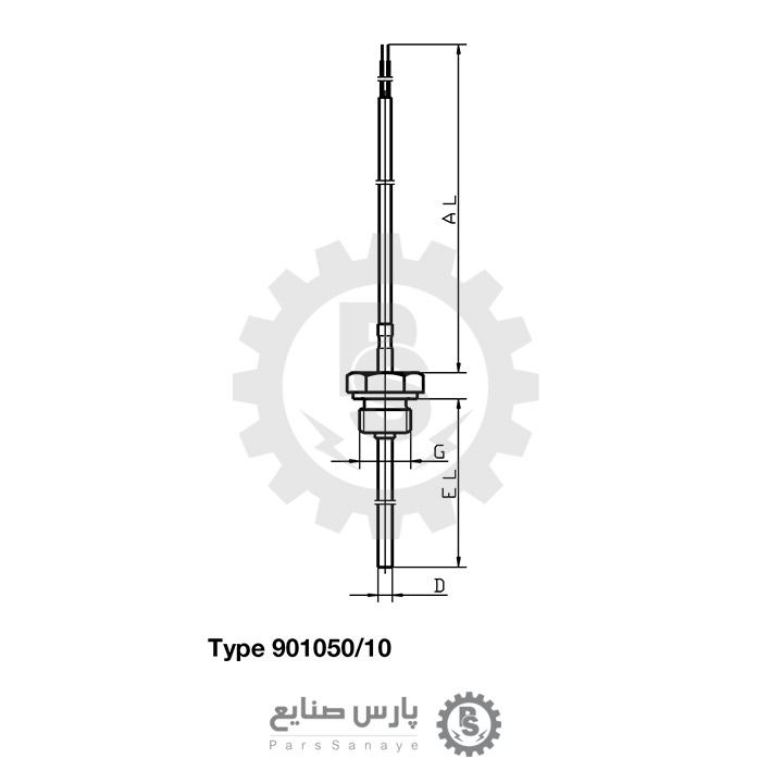 ترموکوپل JUMO مدل 901050-10