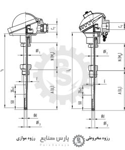 ترموکوپل WIKA مدل TC10-C
