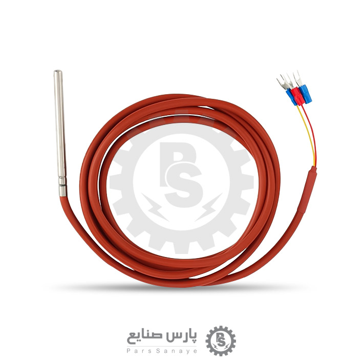 سنسور دما Pt100 سیلیکونی