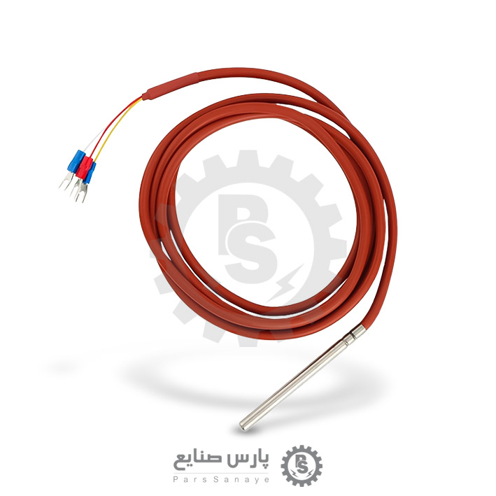 سنسور دما Pt100 سیلیکونی