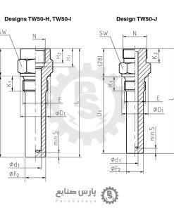 ترموول WIKA مدل TW50