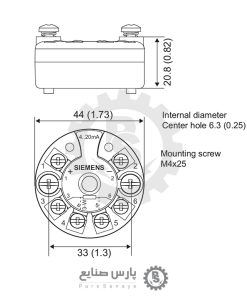 ترانسمیتر دما Siemens مدل TH100