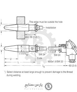 سنسور دما Siemens مدل 7MC1010
