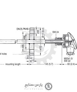 سنسور دما Siemens مدل 7MC1017