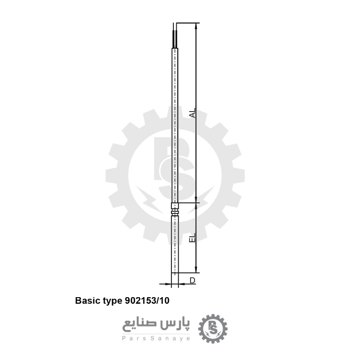 سنسور JUMO PT1000 مدل 902153/10