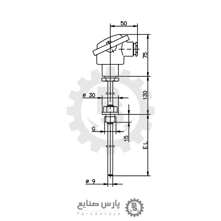سنسور دما JUMO مدل 902006/10
