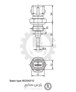 سنسور دما JUMO مدل 902040/10