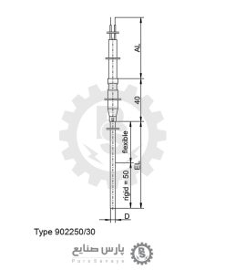سنسور دما JUMO مدل 902250/30