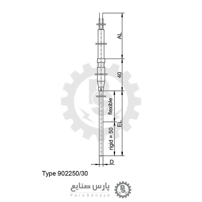 سنسور دما JUMO مدل 902250/30